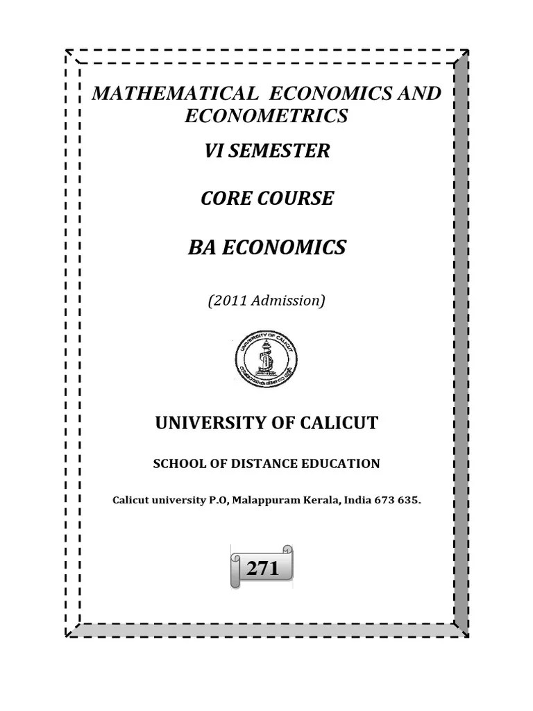 BA_economics_mathematical_economics_and_econometry.pdf | Demand | Price Elasticity Of Demand
