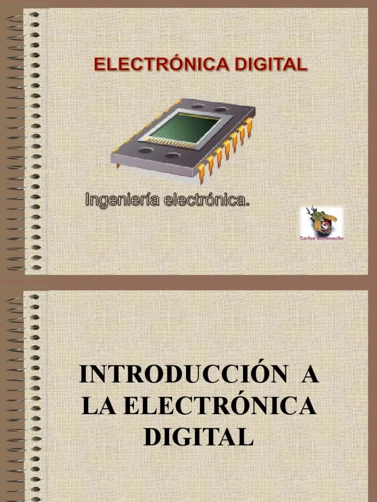 001 Introduccion A La Electronica Digital. | PDF | Electrónica ...