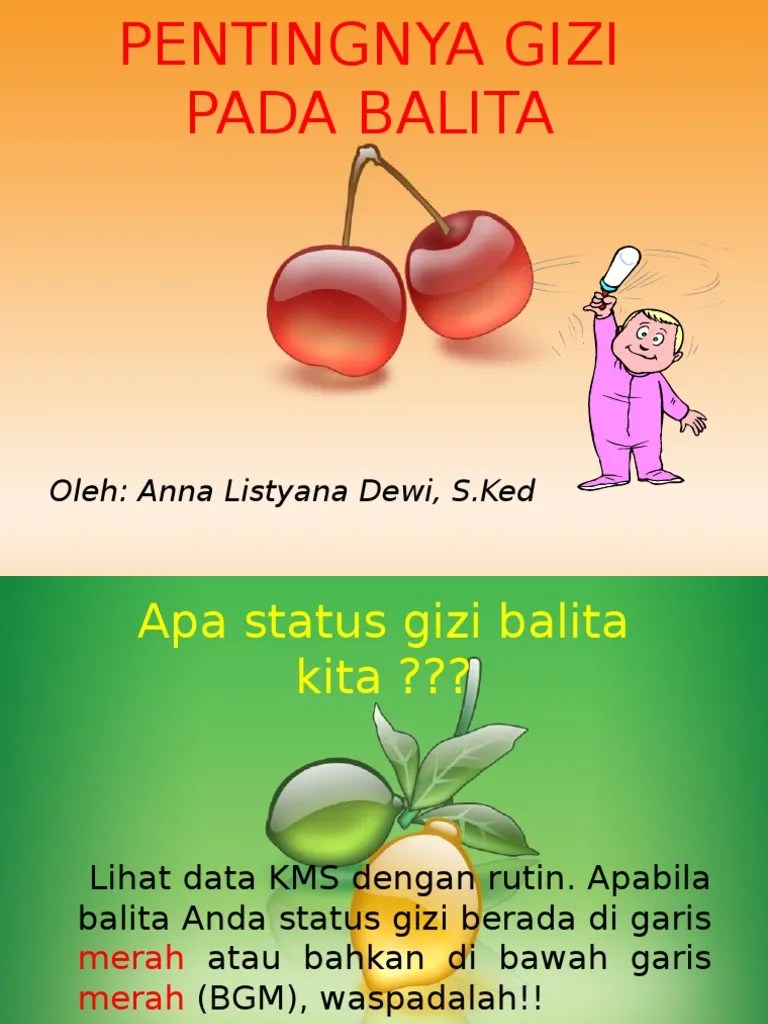 Penyuluhan Gizi Balita | PDF