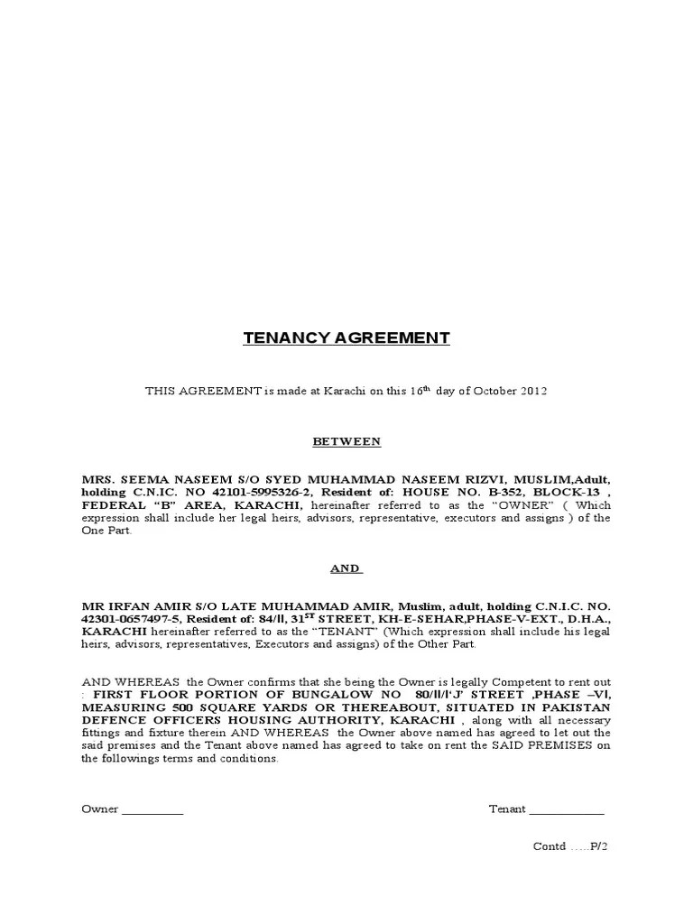 Rent Agreement For House In Urdu / Introduction Shufti Pro Api Integration Api Document For Kyc