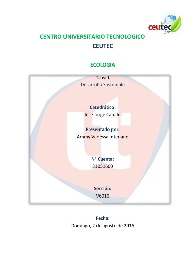 Desarrollo Sostenible | PDF | Sustentabilidad | Desarrollo Sostenible