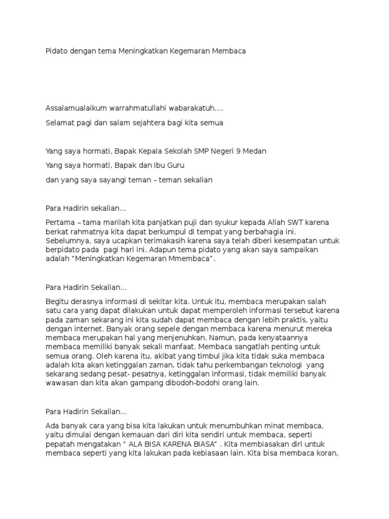 Contoh Kata Sambutan Hut Sekolah Pengertian Pidato Singkat.