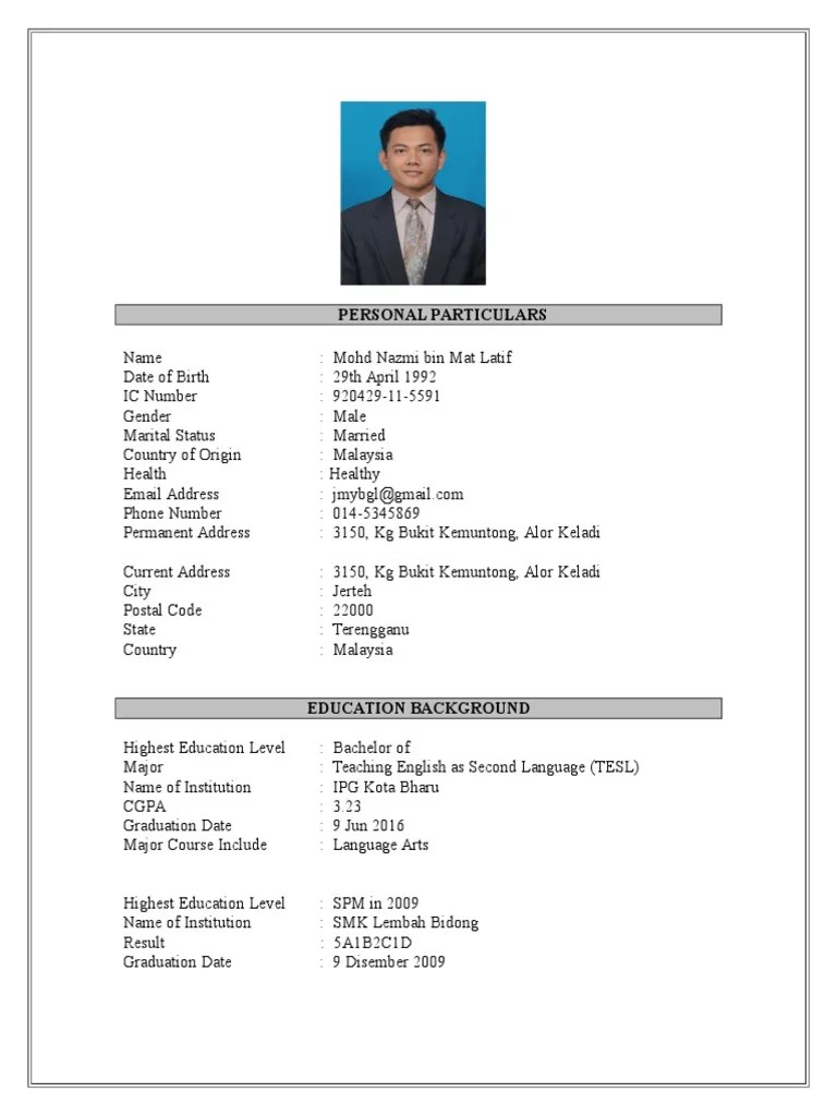 Contoh resume simple bahasa melayu myrujukan dalam yang sesuai untuk anda memohon kerja contoh resume dalam bahasa melayu resume free resume review service sap hcm consultant resume pharmacy intern resume objective resume. Contoh Resume Terbaik