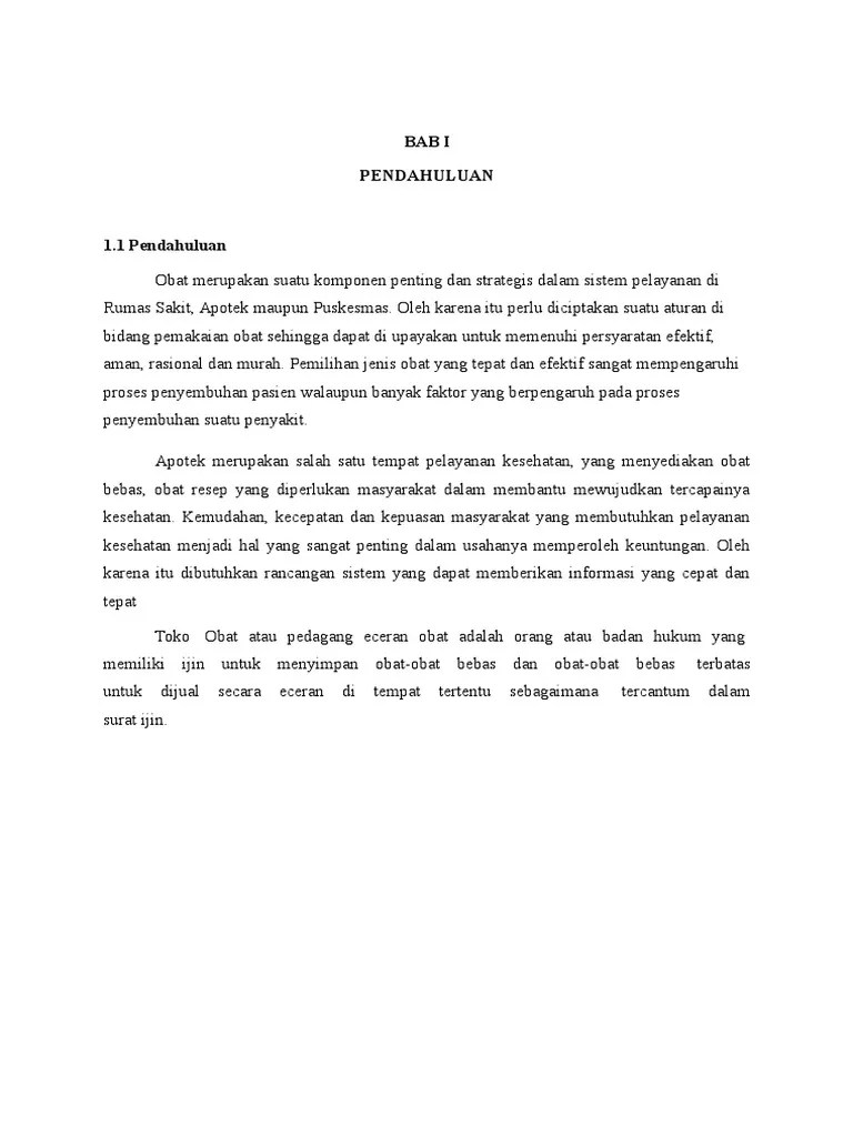 Perizinan Apotek Dan Toko Obat | PDF