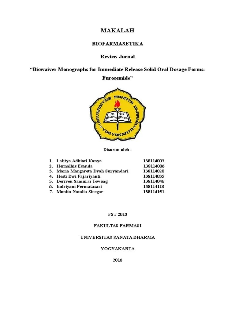 Cover Makalah Review Jurnal Pdf 