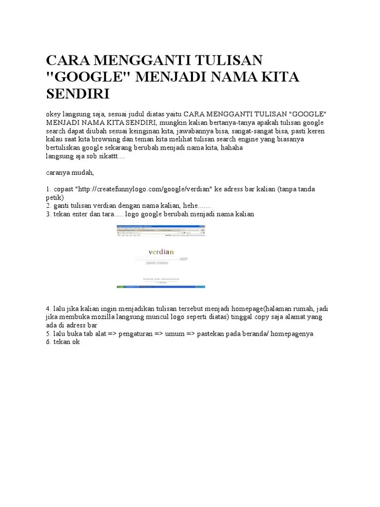 48 Cara Mengganti Logo Google Dengan Gambar Sendiri Terpopuler Lingkar Png 