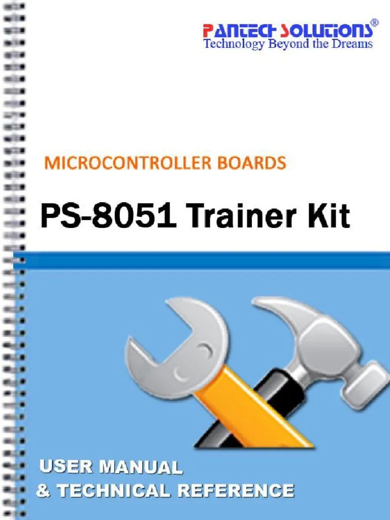 8051 Trainer Kit User And Technical Reference Manual | PDF ...
