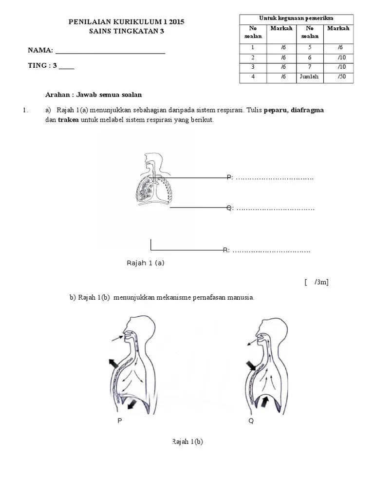 Sumber semula jadi dan kegiatan ekonomi. Ujian Bulanan Sains Tingkatan 3 Pdf