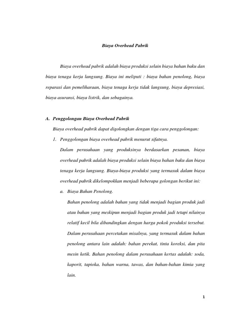 Yang Tidak Termasuk Biaya Overhead Variabel Adalah / Jenis Biaya Yang Termasuk Kategori Biaya Overhead Pabrik Bop Referensi Anggaran : Variabel y adalah variabel terikat yang menjadi inti permasalahan dalam penelitian.