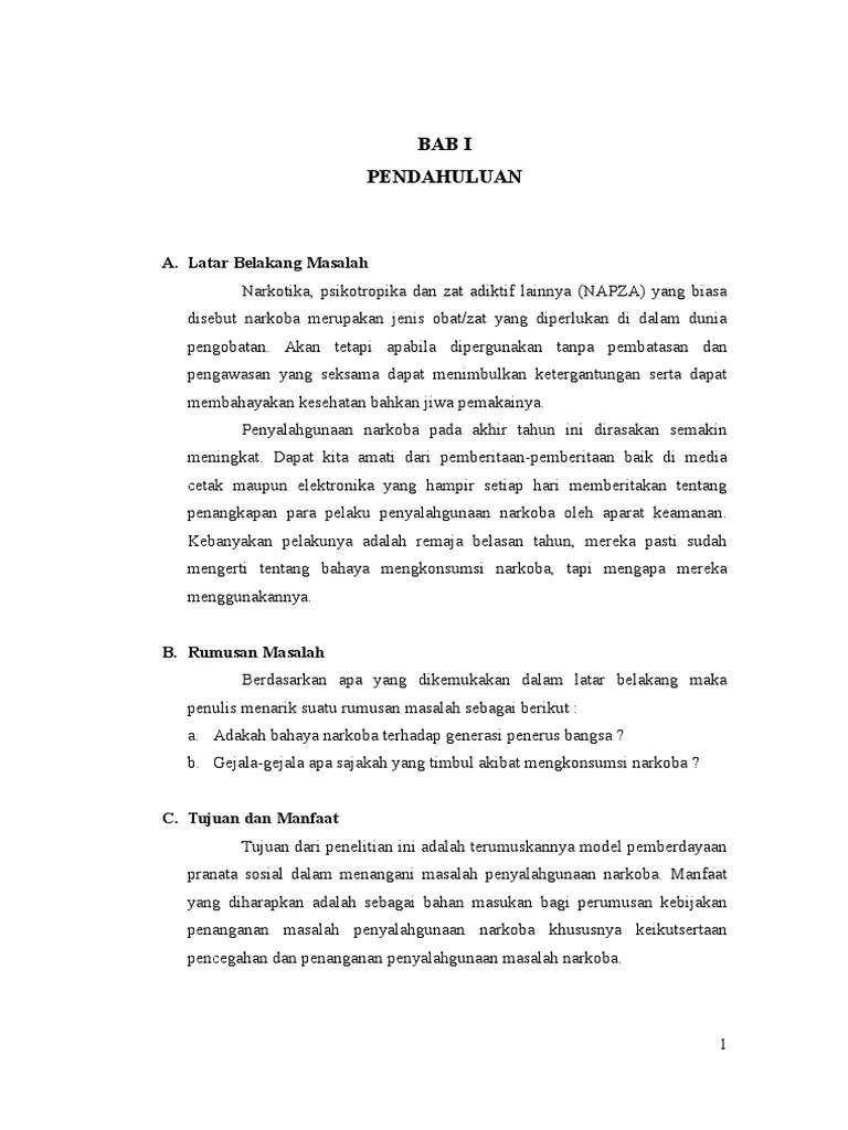 Makalah Penyalahgunaan Narkoba Faradillah | PDF