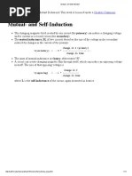 Self Induction And Mutual Induction Electromagnetic