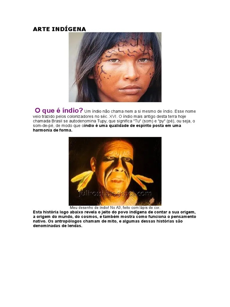 Arte Indígena | PDF | Povos Indígenas Das Américas | Brasil