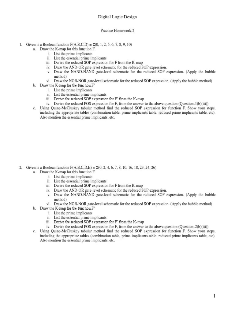 Digital Logic | PDF | Logic Synthesis | Logic Gate
