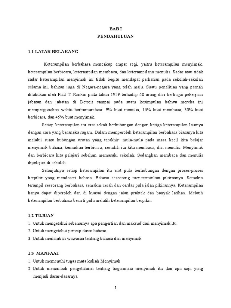 Critical Book Report Menyimak | PDF