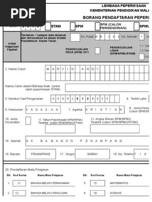 Jelang pendaftaran cpns, kok masih banyak orang percaya dengan jimat? Borang Pendaftaran Upsr 2016