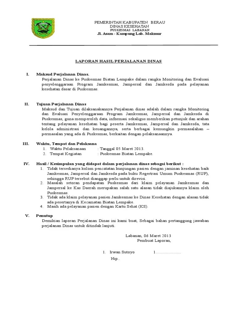 Customer service di instansi puskesmas baamang unit i sampit dan puskesmas ketapang i sampit. Contoh Laporan Monitoring Dan Evaluasi Program Puskesmas Seputar Laporan