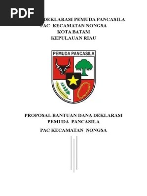 View proposal pemuda pancasila.docx from sdfsd dsf at smk negeri 1 purbalingga. Deklarasi Pemuda Pancasila Cover 1 Pdf