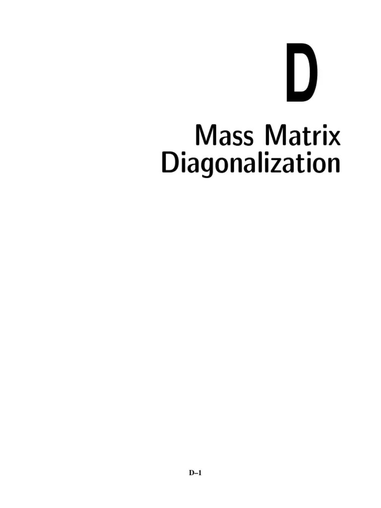 Matrix Finite Element Methods In Dynamics | PDF | Matrix (Mathematics ...