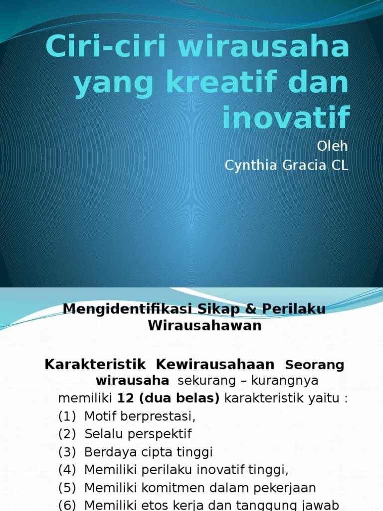 Populer 38+ Ciri Ciri Inovatif