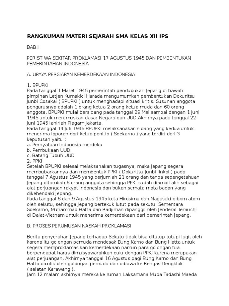 Yaitu rangkuman materi bahasa indonesia kelas 12 bab 2: Sejarah Bab 1 Kelas 12 Smt 1 Pdf