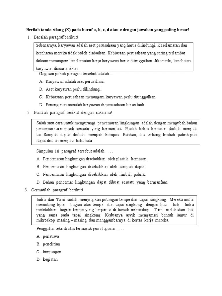 Download Soal Tes Masuk Smk Jawabanku Id Detail Contoh Soal Tes Tulis Masuk Smk Jurusan Akuntansi PDF dapat kamu nikmati dengan cara klik link download dibawah dengan mudah tanpa iklan yang mengganggu.