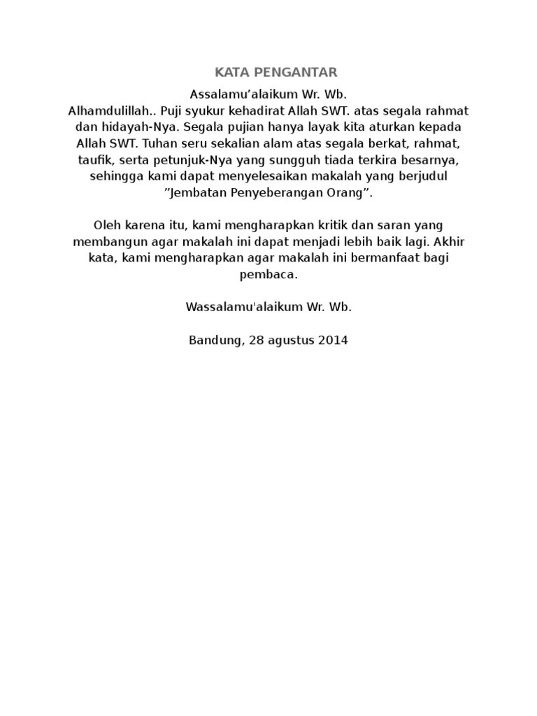 Kata Pendahuluan Katapos