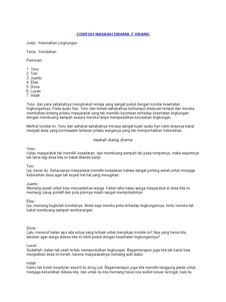 Contoh Dialog 2 Orang Tentang Kebersihan – Rasanya