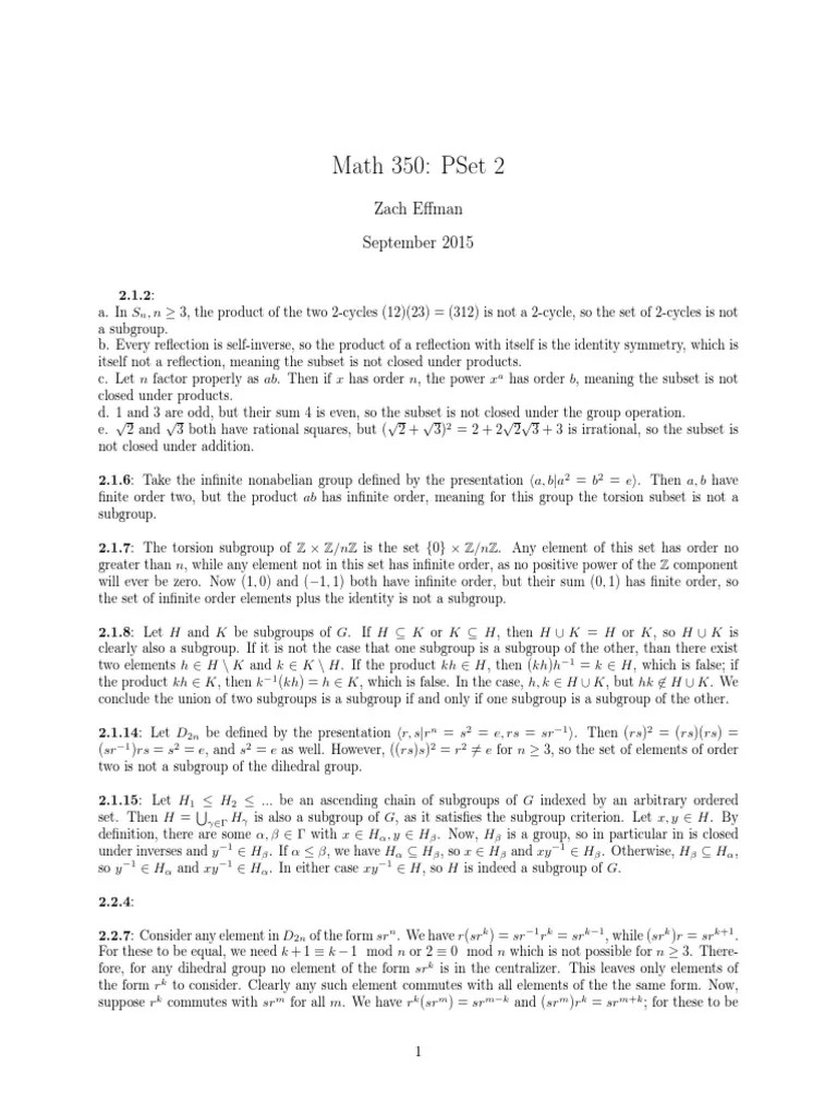 Galois Theory Notes | PDF | Group (Mathematics) | Integer