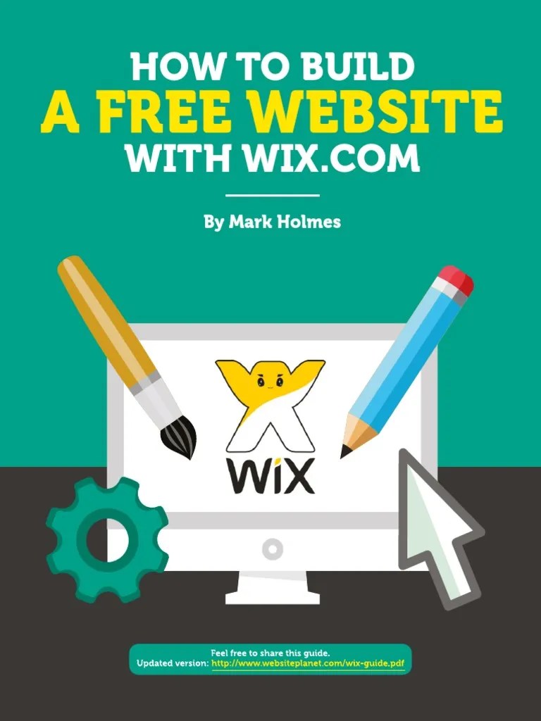 Wix Guide | PDF | Websites | You Tube