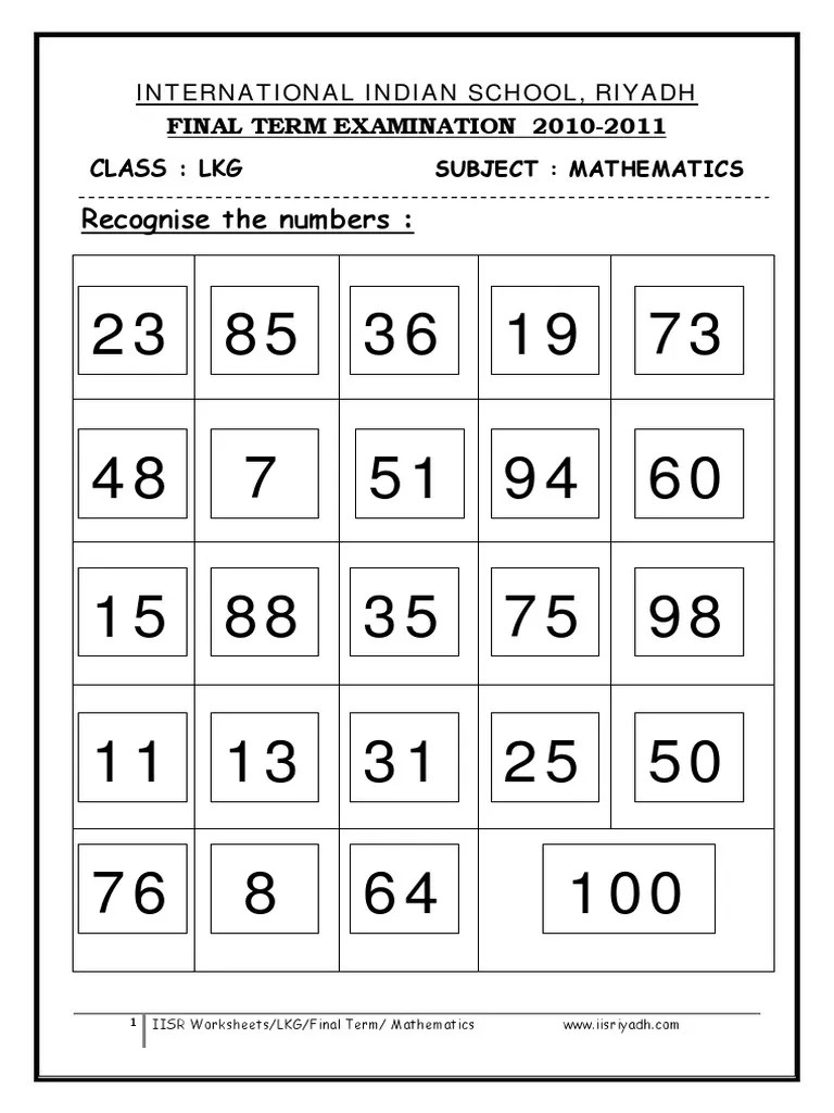 lkg mathematics finalterm worksheet pdf