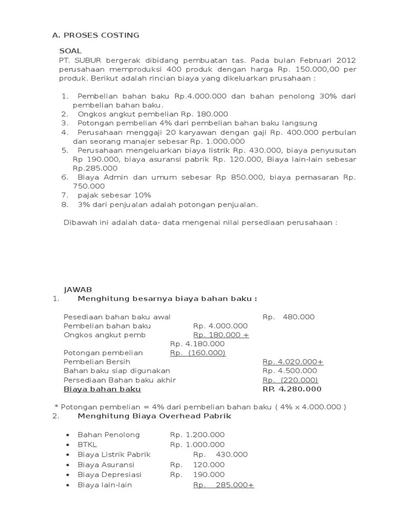 Contoh Soal Akuntansi Biaya Apabila biaya perolehan kendaraan sebesar Rp 50100000 dan disusutkan dengan metode garis lurus.