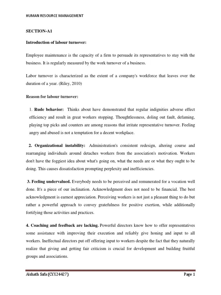 Human Resources Of Management | PDF | Recruitment | Employment