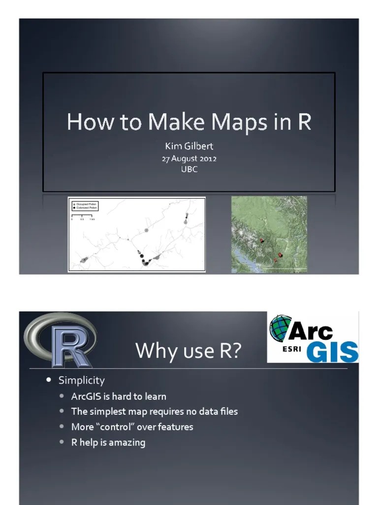 How To Make Maps In R | PDF | Geographic Information System | Computer ...