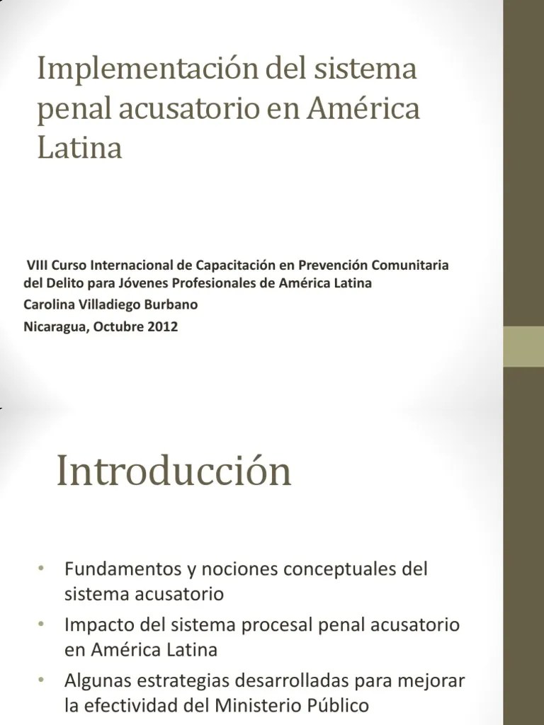 Sistema Acusatorio PDF | PDF | Procedimiento Criminal | Derecho Penal