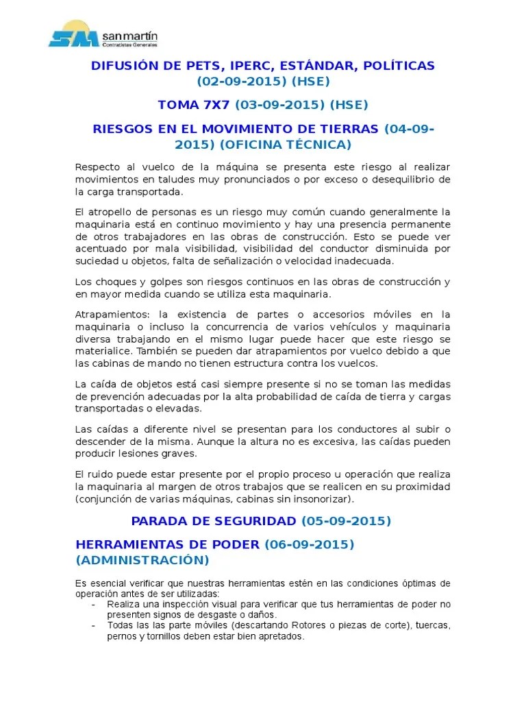 Charlas De 5 Minutos