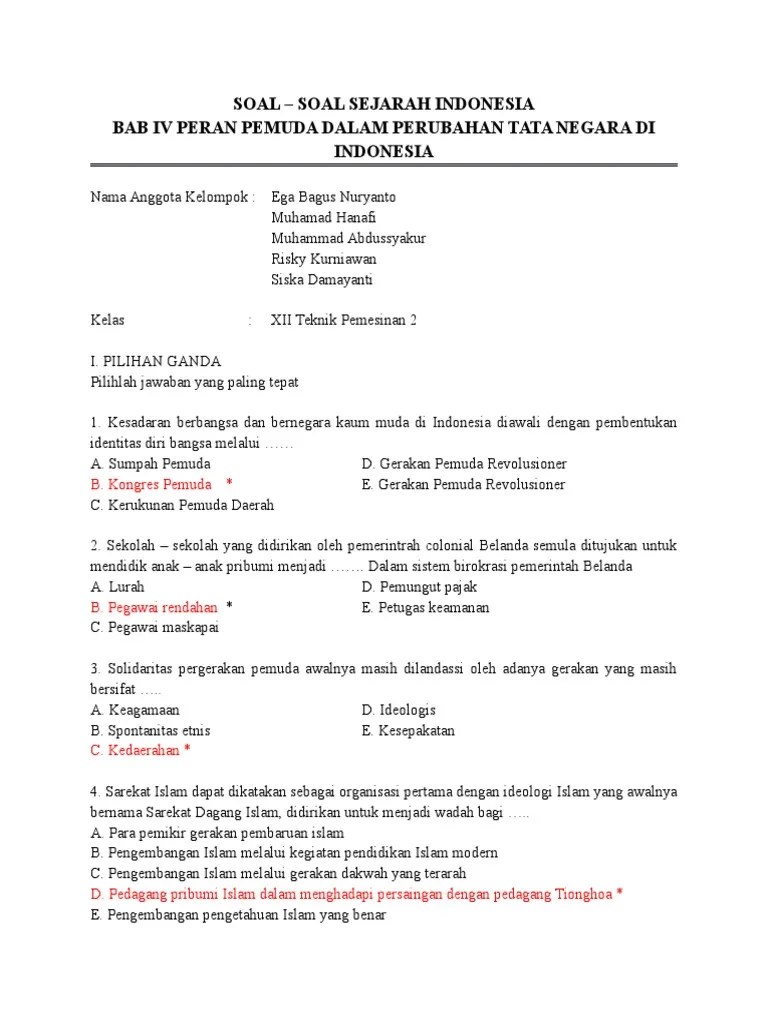 Soal sejarah kelas xii bab 4 organisasi regional dan global dan pengaruhnya terhadap bangsa indonesia lengkap dengan kunci jawabannya. Bab 4 Pdf