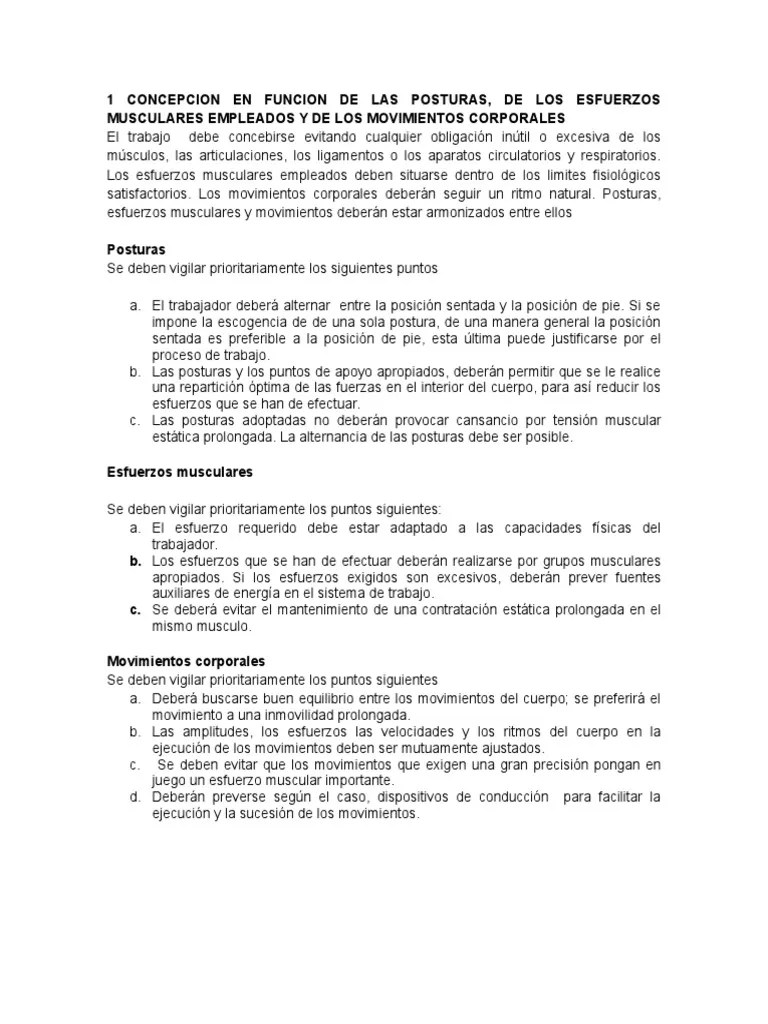 Charlas Ergonomia | Descargar Gratis PDF | Factores Humanos Y Ergonomía ...