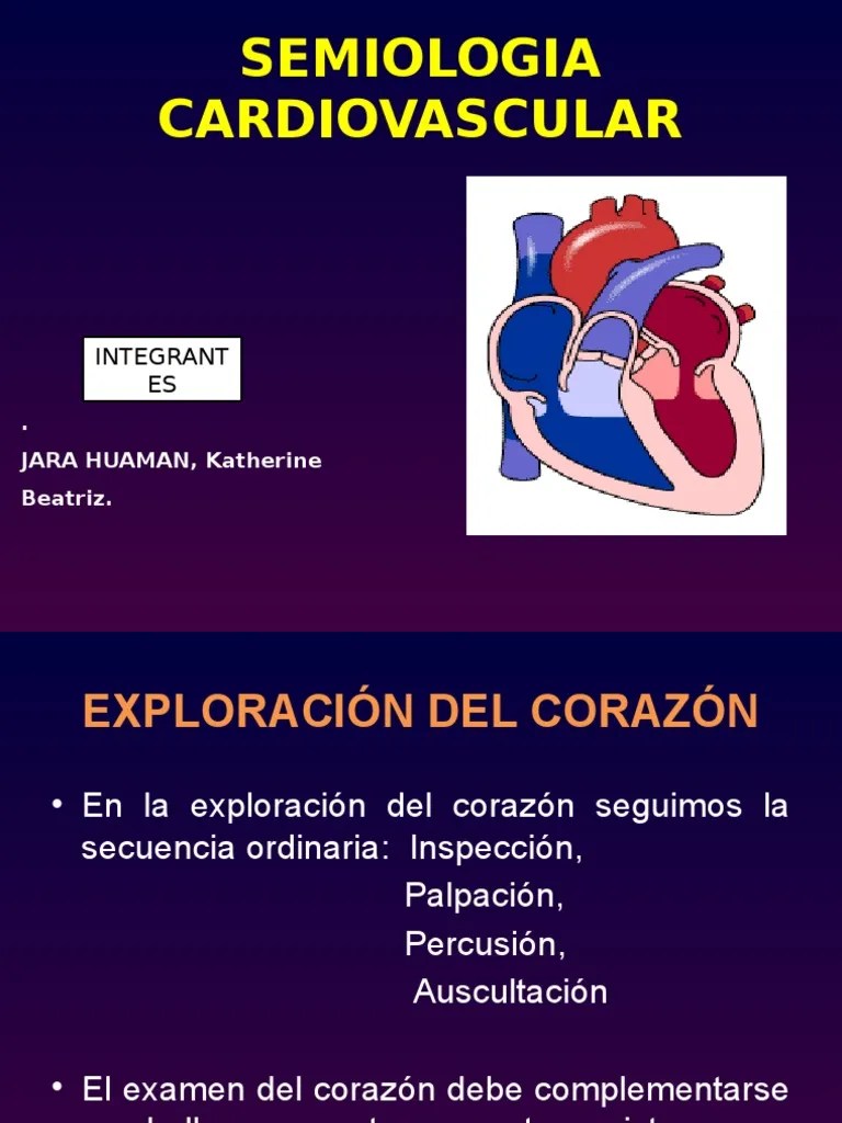 Semiologia Cardiovascular | PDF | Sistema Cardiovascular | Medicina Interna