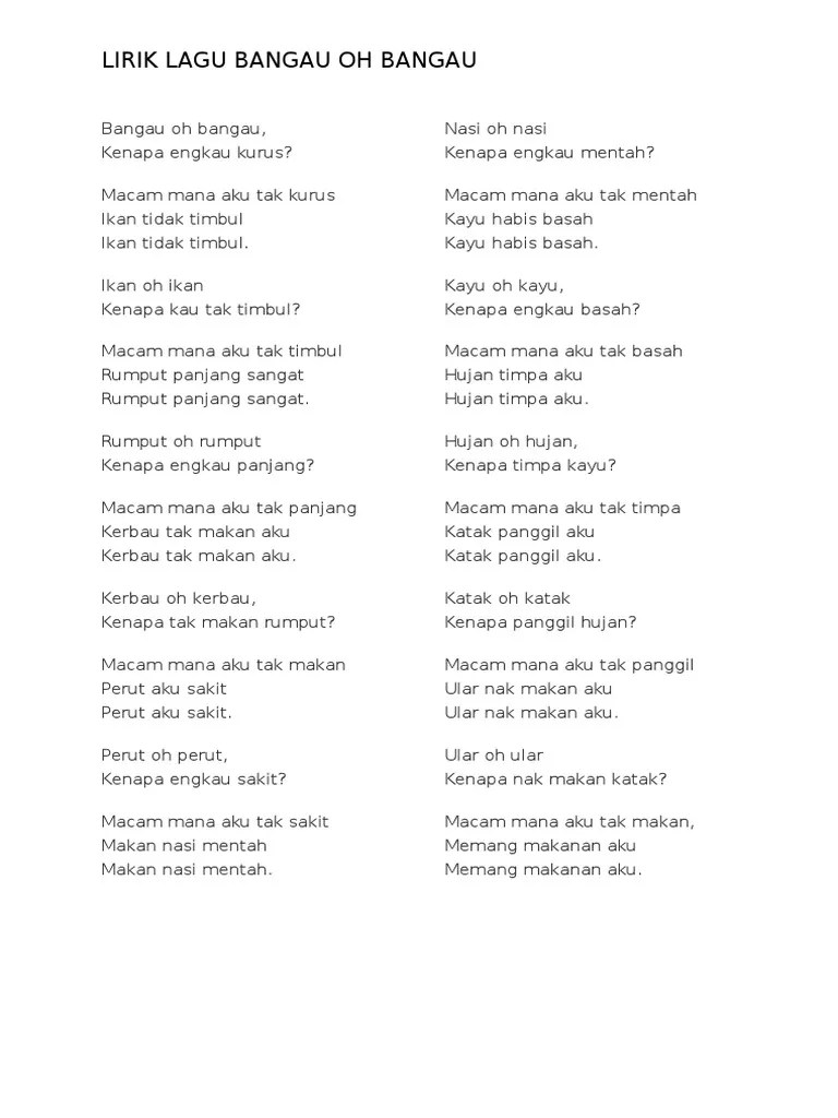 Dalam kajian ini kaedah yang digunakan . Bangau Oh Bangau Pdf