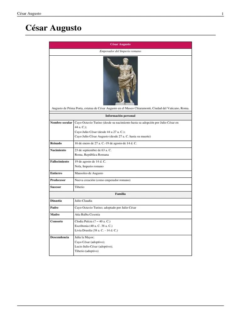 César Augusto | PDF | Augusto | Mark Antony