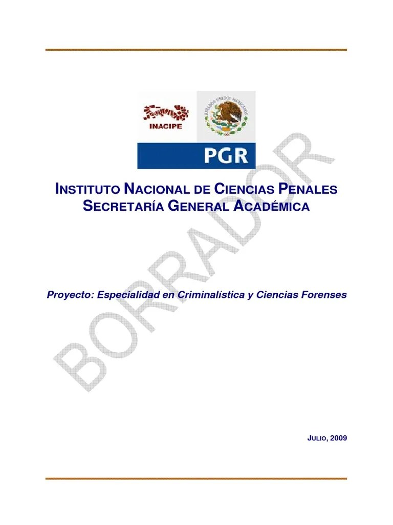 Inacipe Criminalística | PDF | Procedimiento Criminal | Testigo Experto