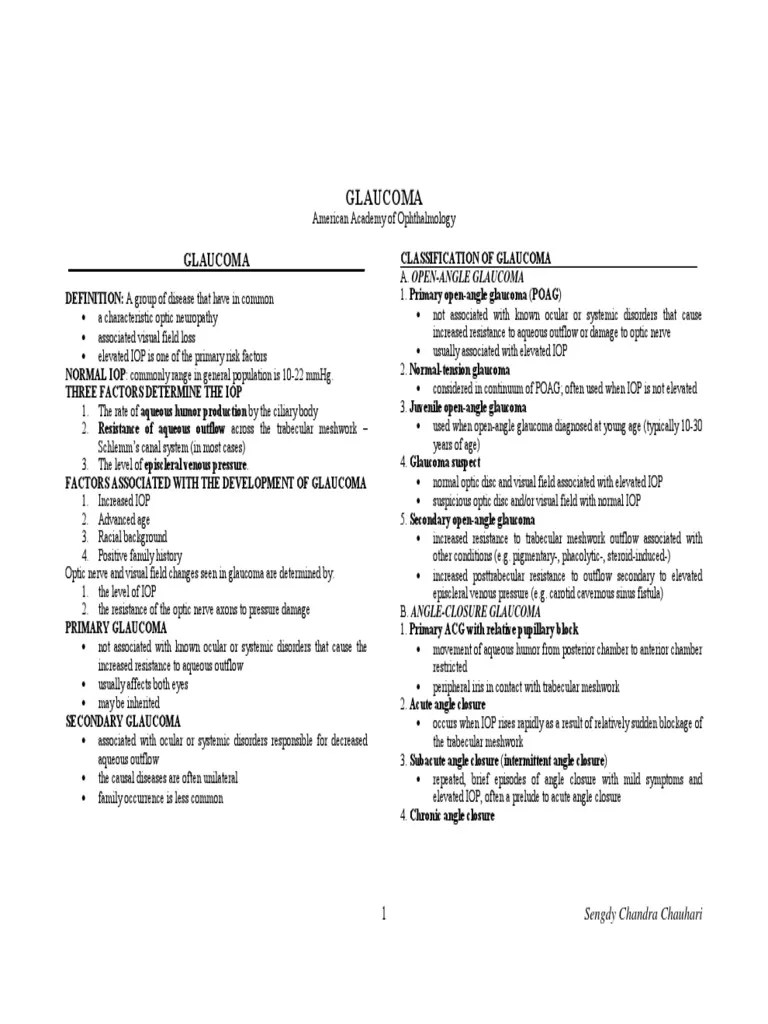 Glaucoma | PDF | Glaucoma | Retina