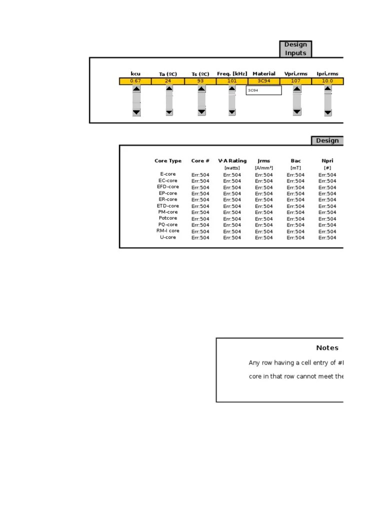 Transformer Design | PDF