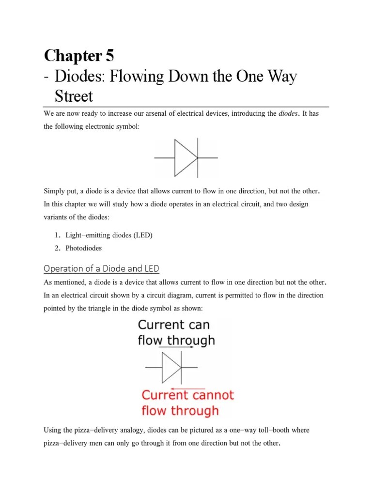 Chapter 5 Diodes Pdf Diode P N Junction