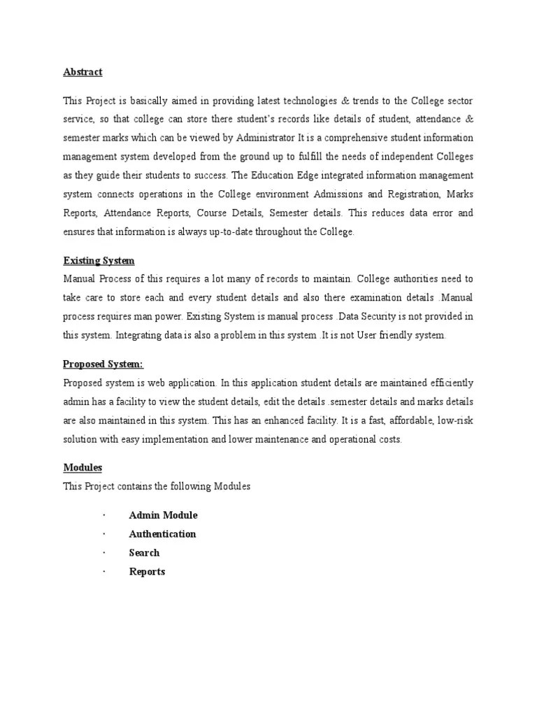 College Management System | PDF | User (Computing) | Operating System