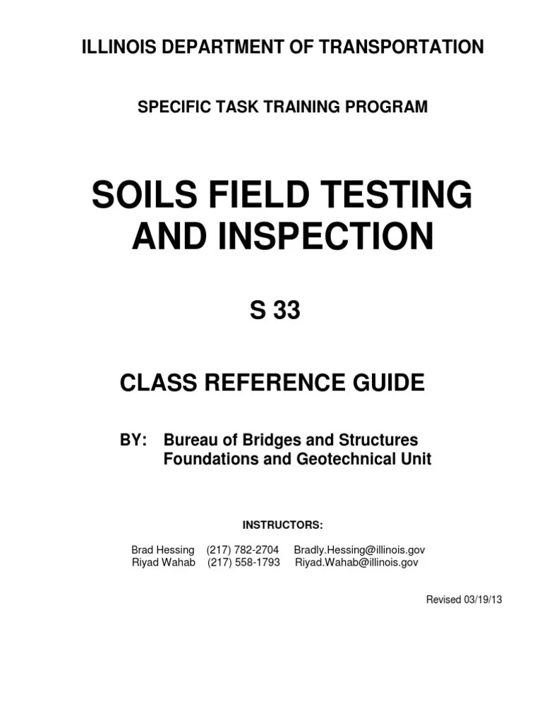 Soil Field Testing | PDF | Geotechnical Engineering | Soil