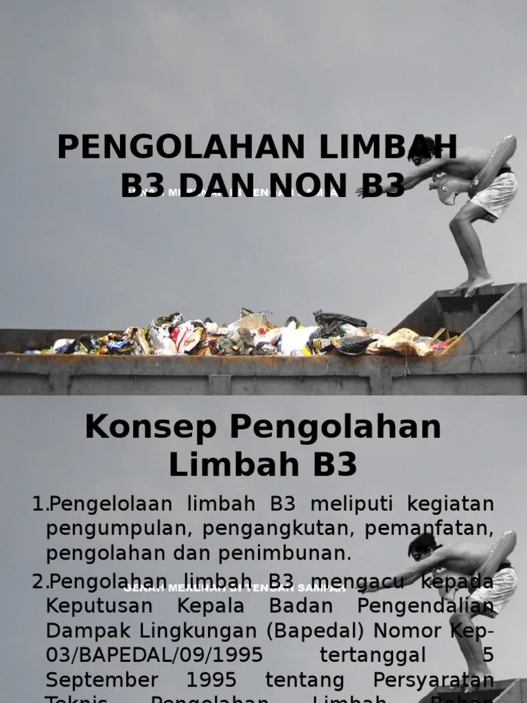 MENGELOLA LIMBAH B3 DAN NON B3 | PDF