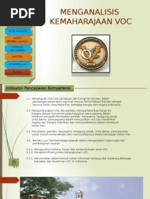 Untuk materi lebih lanjut mengenai perjanjian bongaya, . Menganalisis Kemaharajaan Voc Yok Pdf