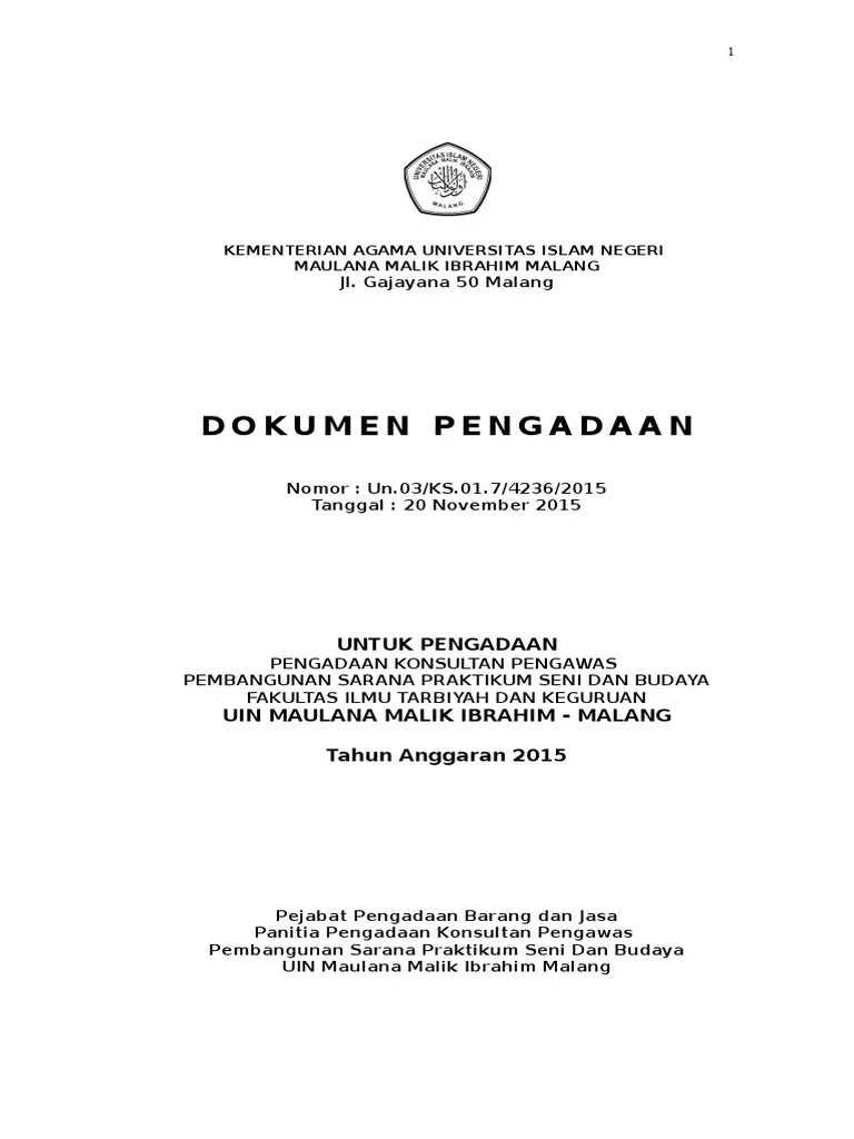 Info Terbaru Lkpp Dokumen Pengadaan Langsung