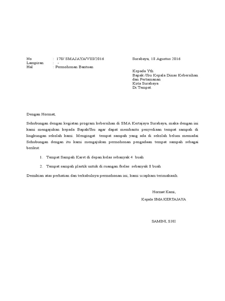 Proposal Peengadaan Tempat Sampah Anik Dan Non Anik Di Sekolah Tinggi Teknik Pln Jakarta PROPOSAL PERMOHONAN BANTUAN TEMPAT SAMPAH.